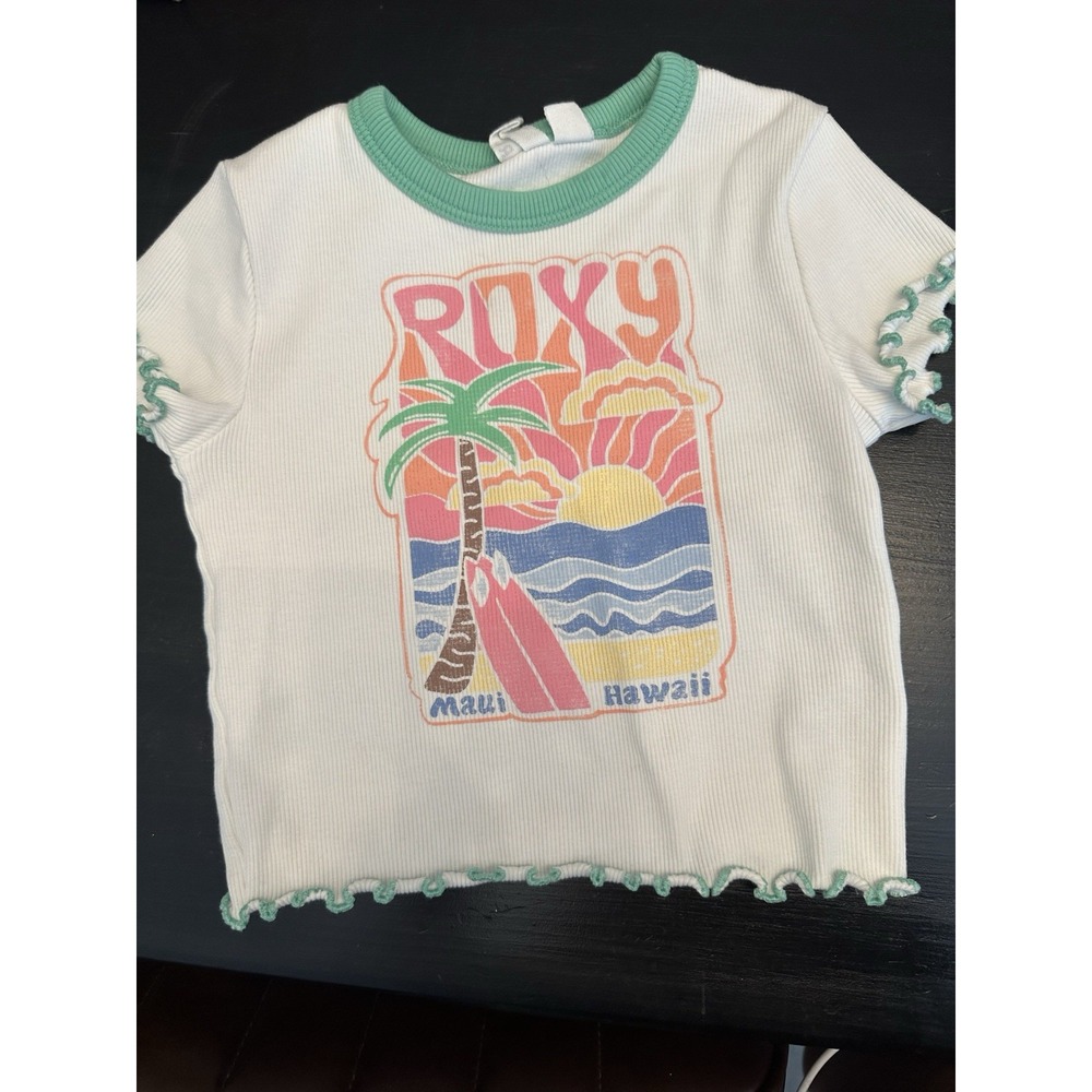 Roxy Girls Baby Tee Hawaii Maui Size 6